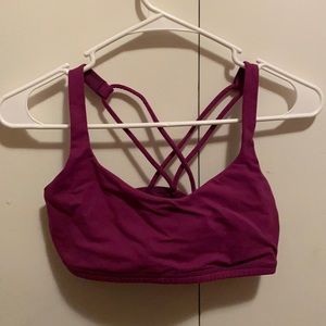 Lululemon free to be bra (tender violet)